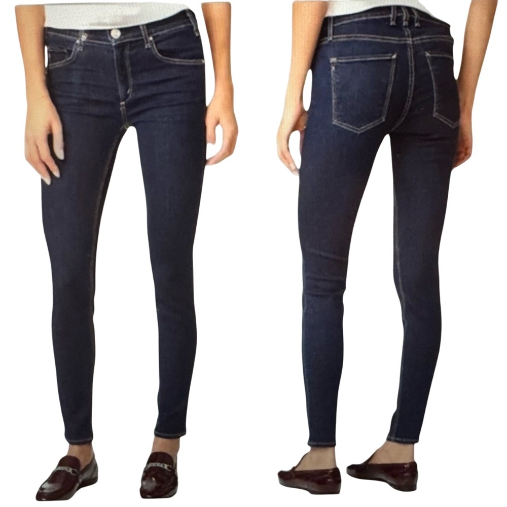 MCGUIRE Denim Newton Skinny Jean Women Size 31 Dark Wash Stretch 101A